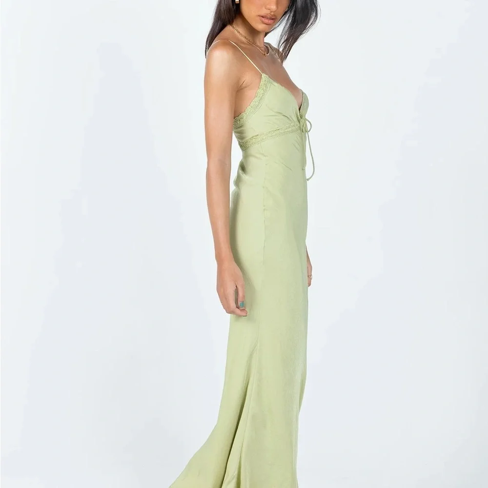 Princess Polly Emily Maxi Dress Green $74 Retail Sold Out - Picture 3 of 14